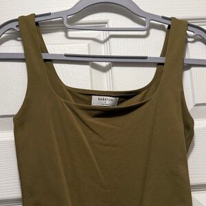 Aritzia Babaton Olive Green Women's Bodysuit